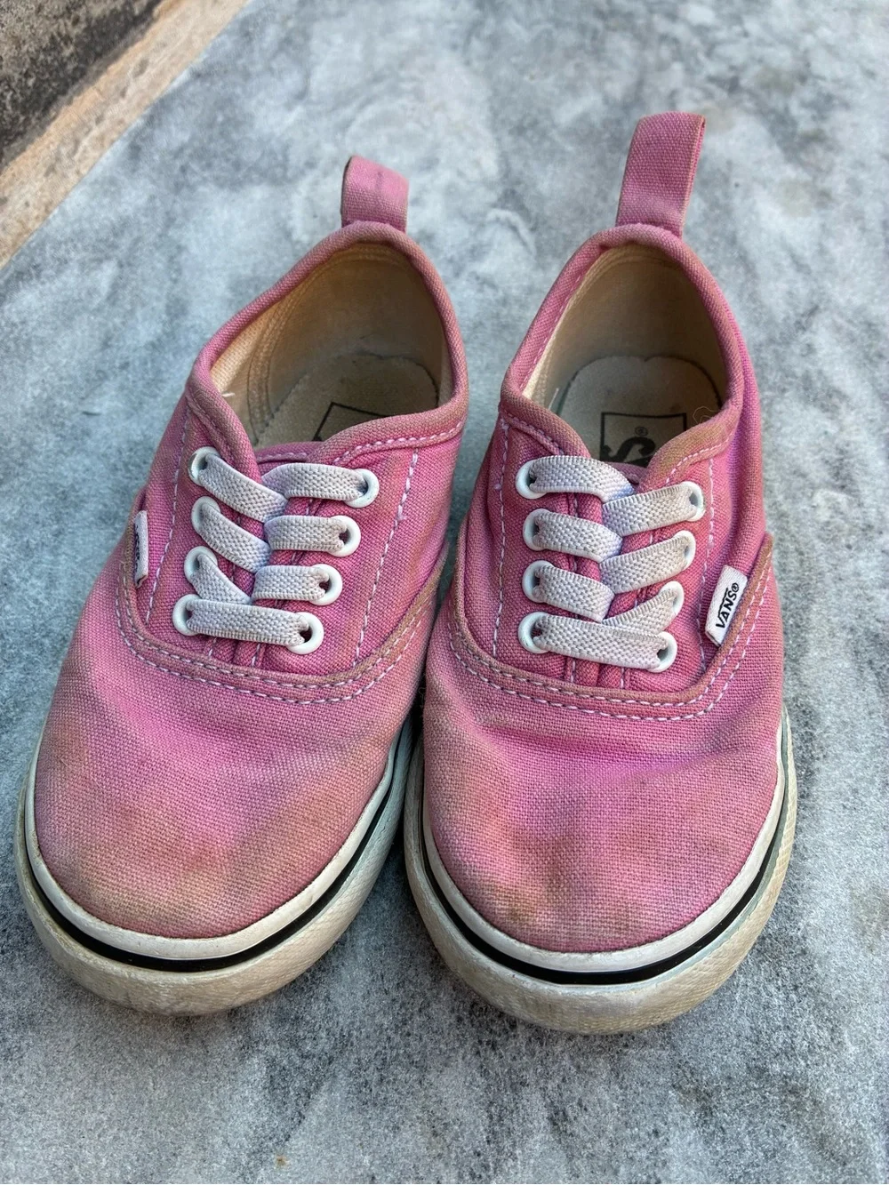 Vans bright pink